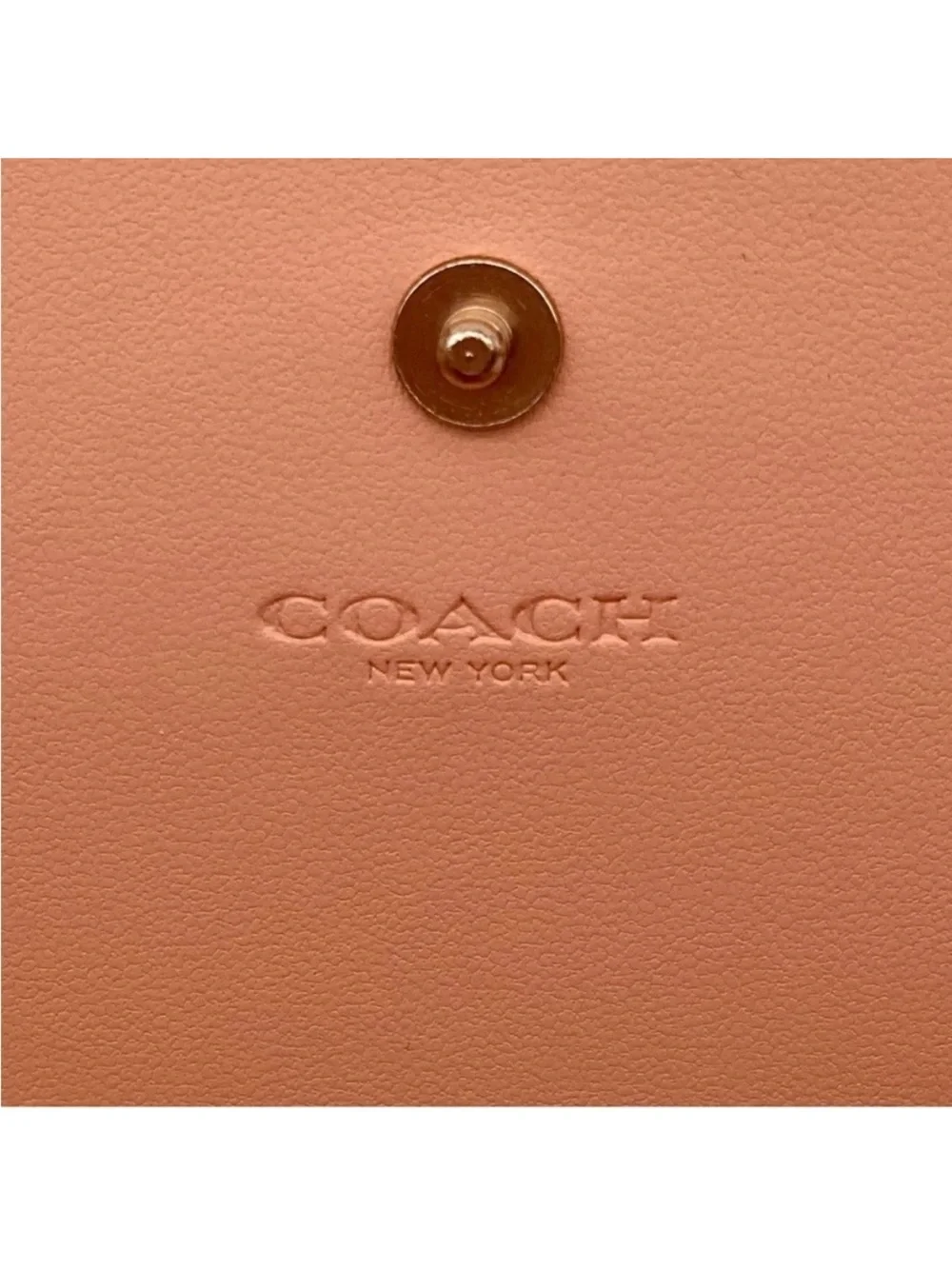 Coach Slim Trifold Wallet In Signature Canvas